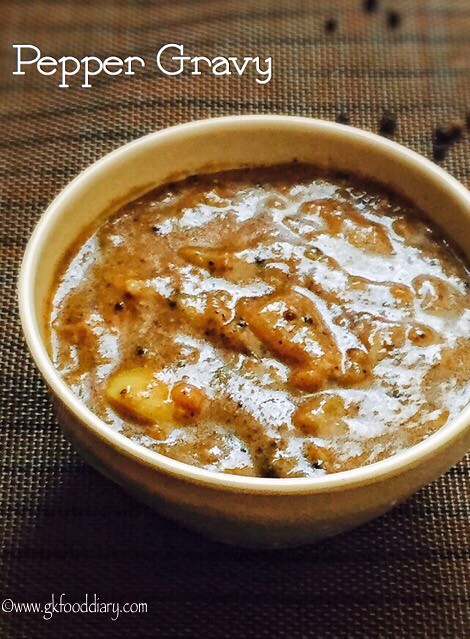 Pepper Gravy Recipe for Toddlers and Kids4