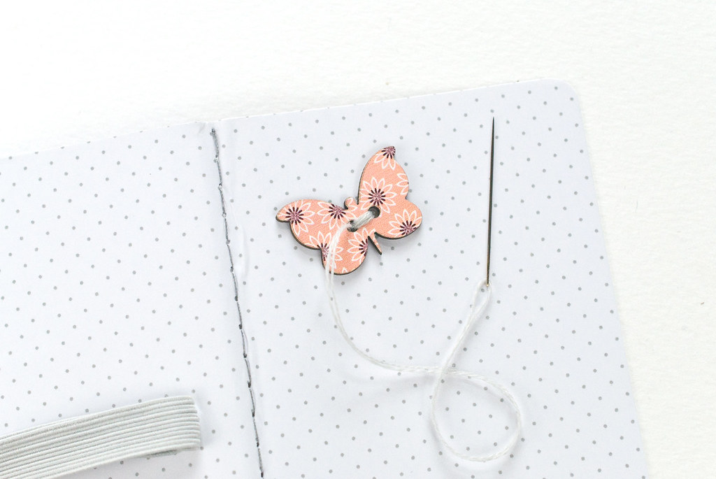 Butterfly Button Notebook
