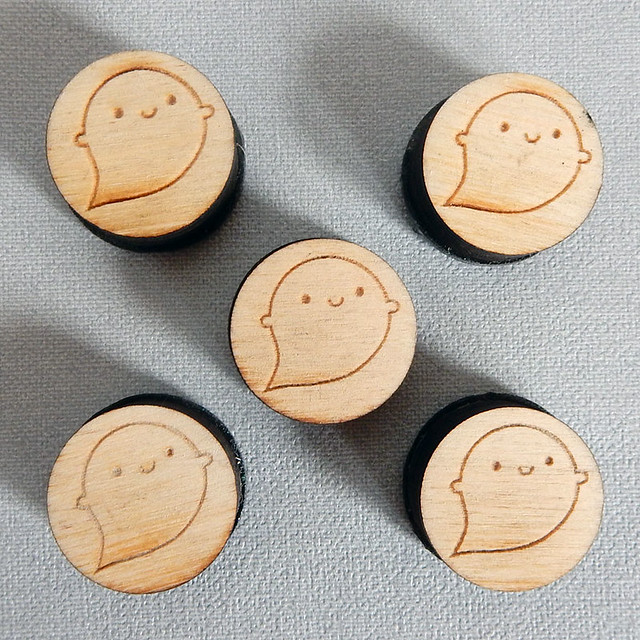 Little Ghost polymer stamps
