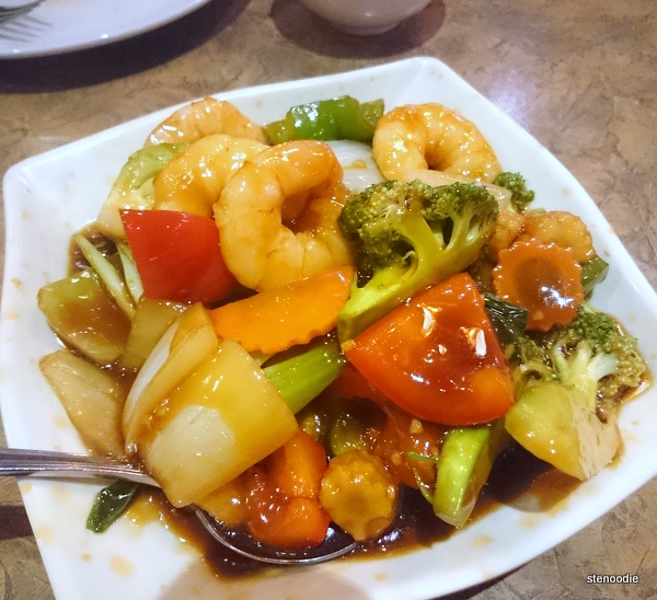 Tiger Prawns with Mixed Vegetables