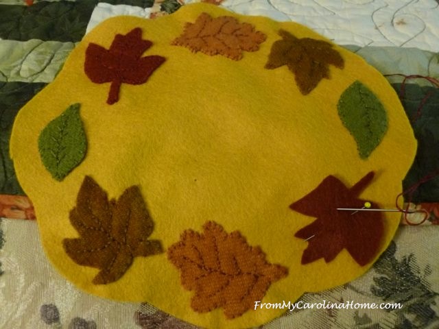 Wool Stitch Along Autumn Jubilee ~ From My Carolina Home