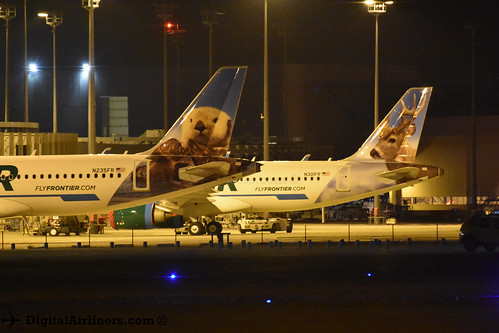 Frontier A320 NEO N301FR & CEO N255FR waiting for delivery