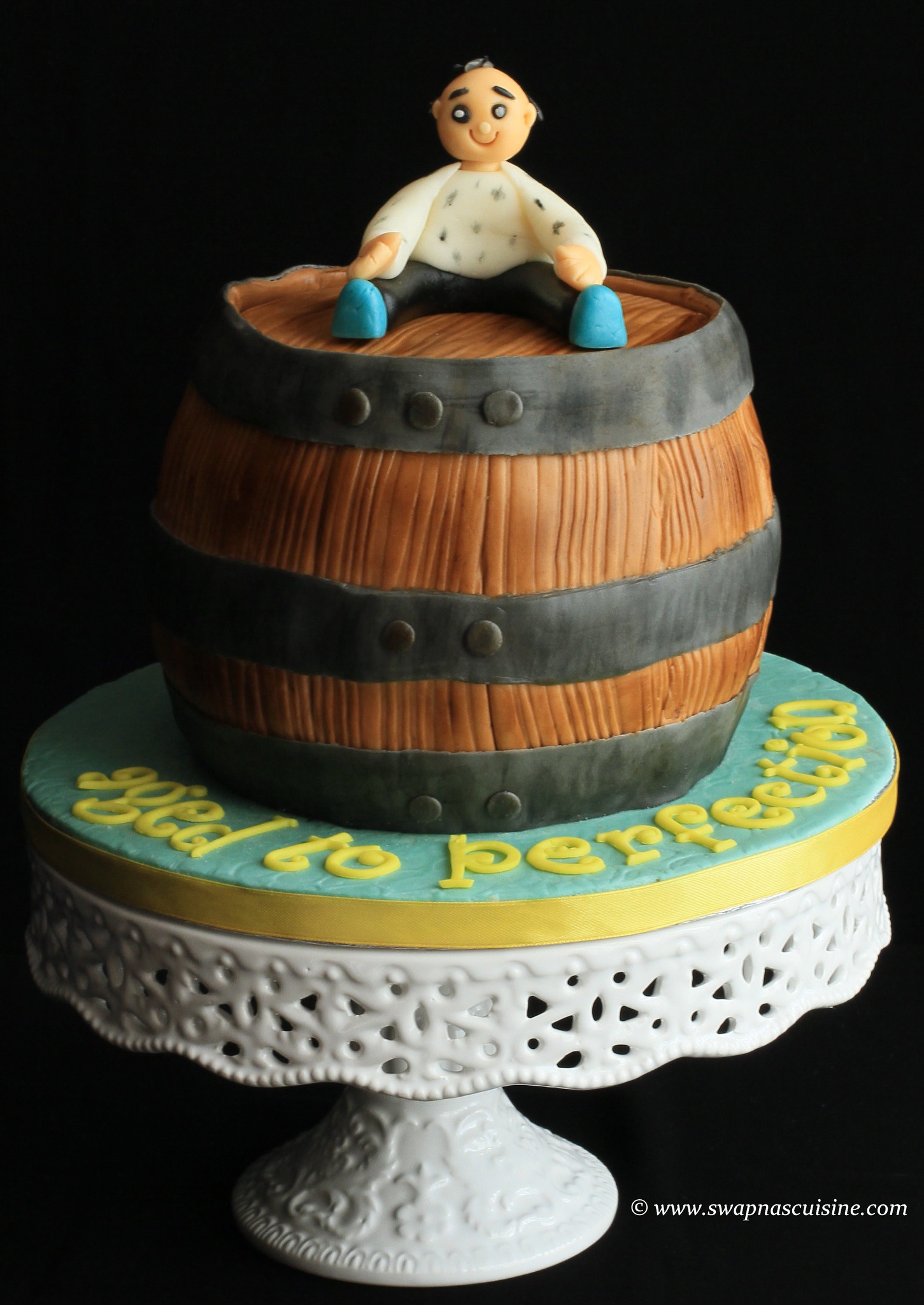 Coolest Wine Barrel Cake