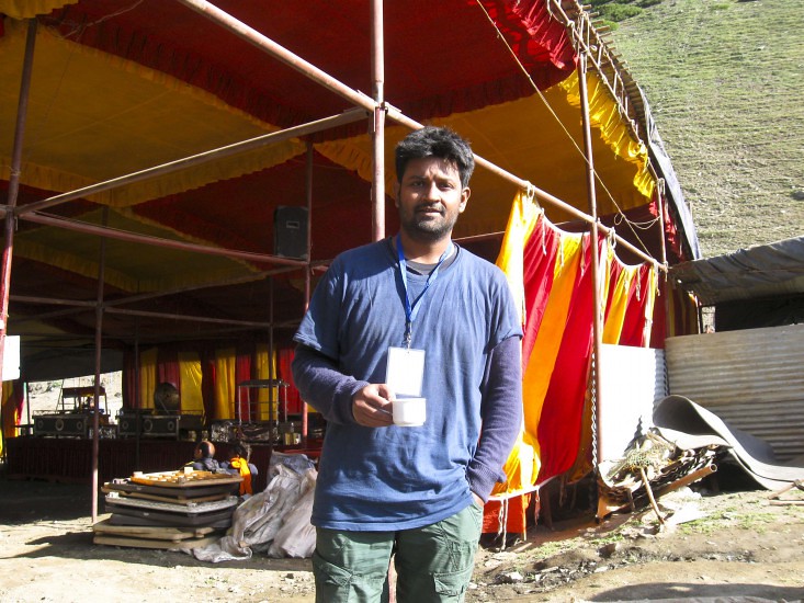 BongBlogger during Amarnath Yatra 2016, Jammu and Kashmir, India