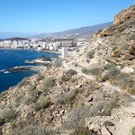 Tenerife above Playa del Callao Los Cristianos