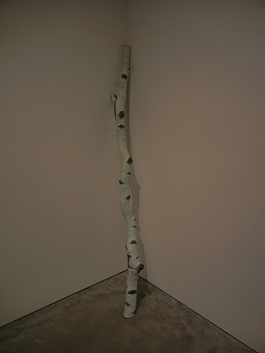 DSCN3836 - Weeping Birch Stem, Bronze & oil, 2010, Cecilia Edefalk, BAMPFA