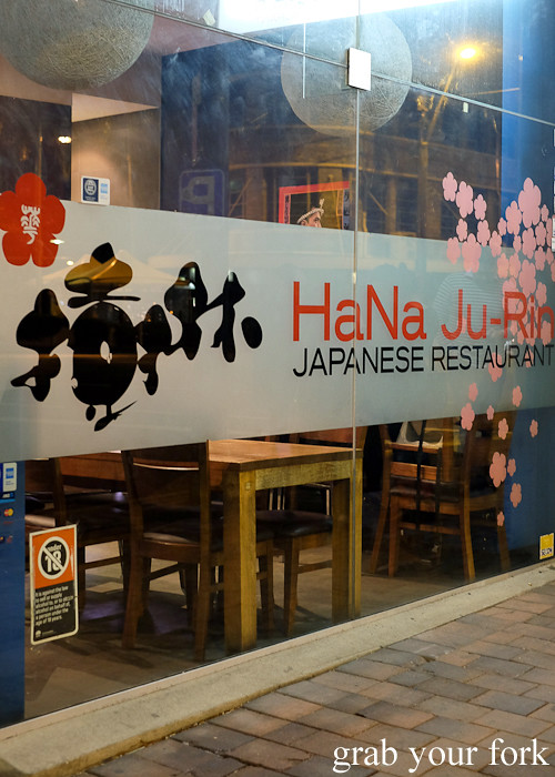 Hana Ju-Rin Japanese restaurant in Crows Nest Sydney