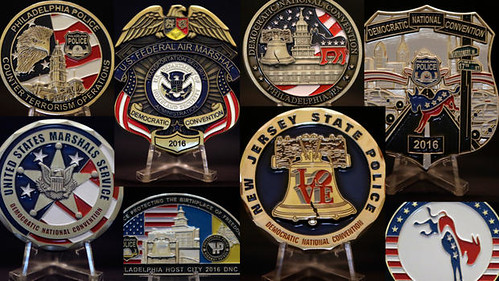 Police challenge coins