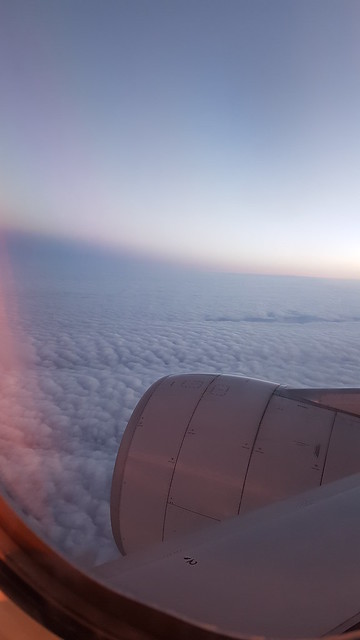 cloudy landing in Paris