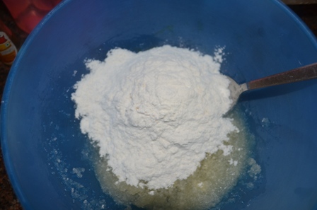 flour added