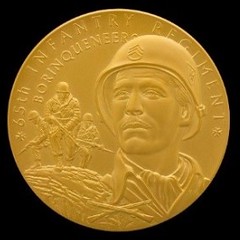 Borinqueneers Congressional Gold Medal Obverse