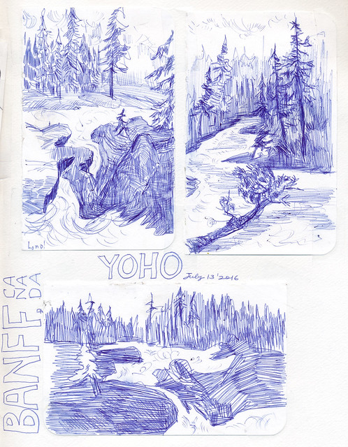 Sketchbook #99: Trip to Banff