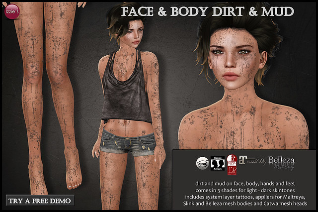 Face & Body Dirt & Mud (for MBA)