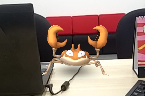 Krabby from Pokémon Go 