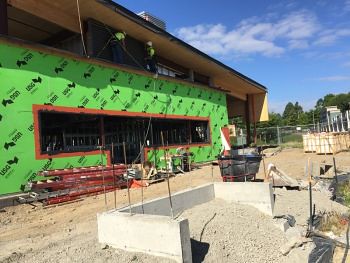 Tukwila Library in Construction