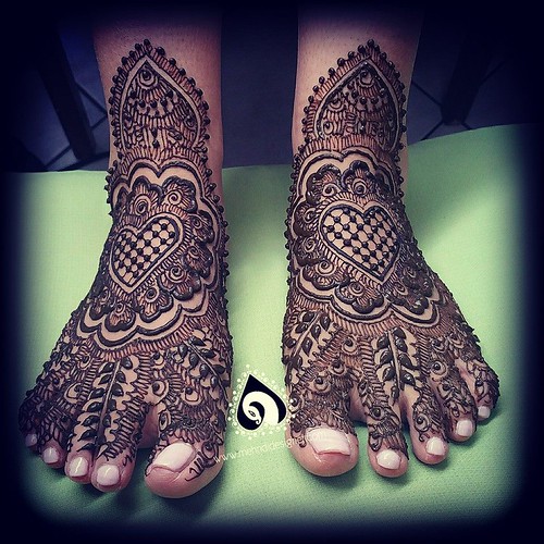 New Mehandi Designs for Legs and Feet
