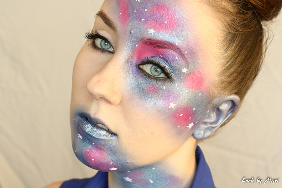 12 space makeup tutorial halloween 2016