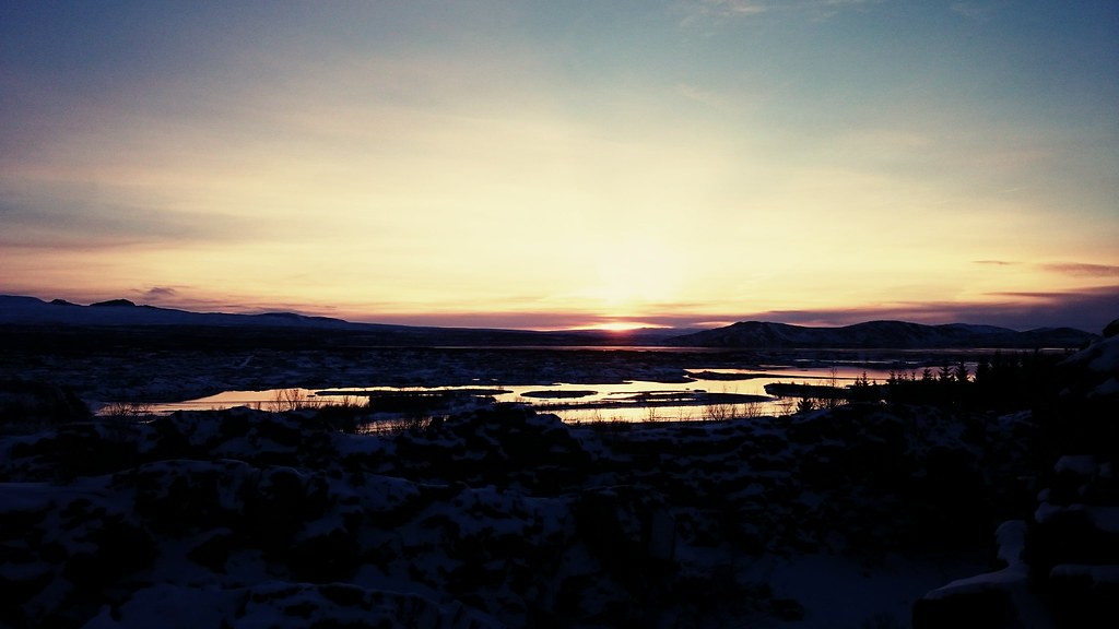 Iceland sunset