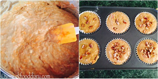 Whole Wheat Carrot Muffins Recipe for Toddlers and Kids - step 5