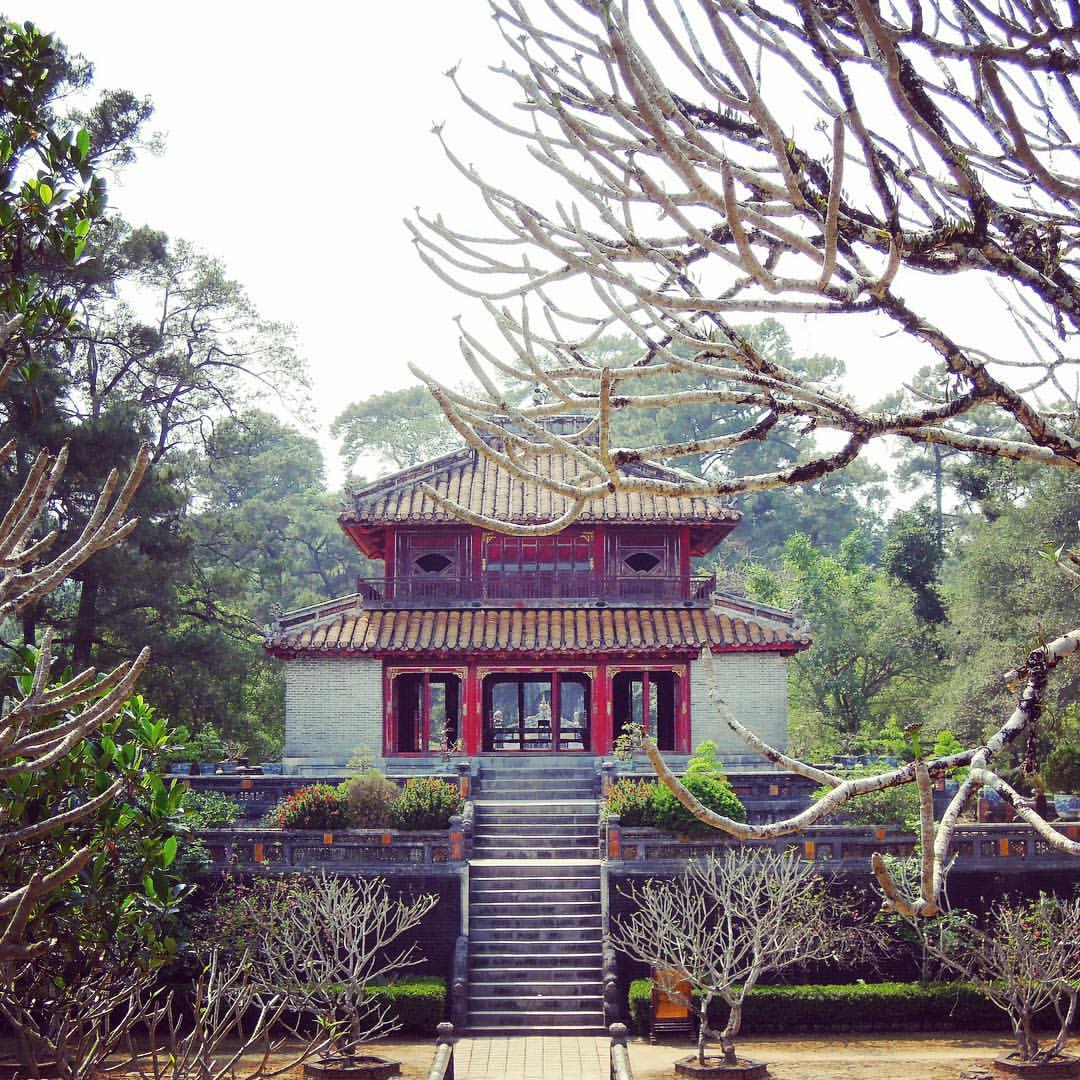 #rtw2012 #37 One of the most impressive things in Vietnam (apart from the coffee!) are these amazing buildings – temples, pagodas and tombs – dating back to the Ming dynasty's times. This is Minh Mang's tomb in Hue. #rtw #rtw365 #aroundtheworldtrip #maail