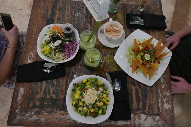 Rohkost Salate im Schlemmerland Bali